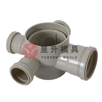 Plastic collapsible pipe fitting mold